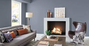 Slight variations between wall colors and trim colors are a common strategy for creating a paint scheme. Calming Living Room Ideas And Inspirational Paint Colors Behr