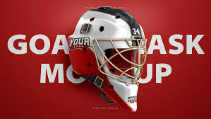 Download Hockey Goalie Mask Mockup Psd Template On Behance PSD Mockup Templates