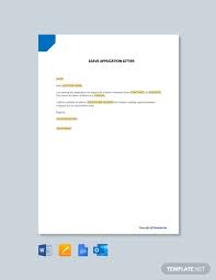 Name (last, first, middle) 2. Leave Application Letter Template Free Pdf Google Docs Word Template Net
