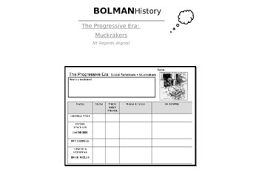 Progressive Era Muckrakers Worksheets Teaching Resources Tpt