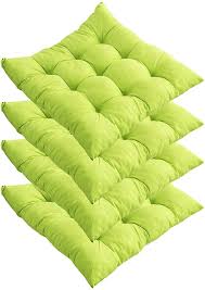 Soft chair seat cushions with tie on dinning room kitchen indoor outdoor. 2pcs Coffee Square Chair Seat Pads Cushion For Indoor Outdoor Garden Patio Living Room Kitchen Office 2pcs Padded Dining Chair Seat Pads With Ties Back Seat Cushions Furniture Clinicadelpieaitanalopez Com