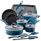 Classic Brights Nonstick Hard Enamel 14-Piece Cookware Set Rachael Ray