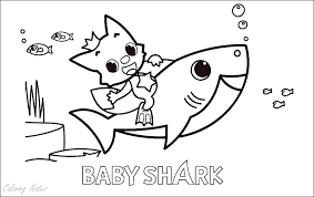 We have now fully embraced the baby shark viral all you have to do is print the baby shark drawings on regular sheets of 8.5 x 11 inch paper and let their imaginations go! 11 Baby Shark Coloring Pages Free Printable For Kids Easy And Funny Coloring Pages For Kids Free Printable