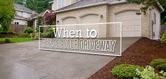 Homeadvisor's concrete driveway paving cost calculator gives average prices to replace or install a new concrete driveway. When To Replace Your Driveway Budget Dumpster