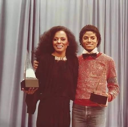 Diana Ross and Michael Jackson