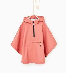 Rubberised Hooded Cape Outerwear Girl Kids 4 14 Years Kids Madchen Kleidung Regenmantel Kinder Tuch