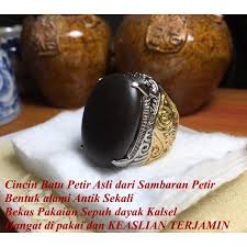 Maybe you would like to learn more about one of these? Batu Petir Hitam Asli Cincin Bekas Pakai Sepuh Dayak 01 Shopee Indonesia