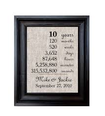 Windows 10 anniversary edition is designed to work on intel platforms with the current intel drivers for windows 10. Amazon Com 10 Year Anniversary Gift For Husband 10th Anniversary Gift For Couple 10 Year Anniversary Gift For Wife Months Days Years Seconds Cotton Fabric Print Handmade