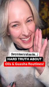 Had to be said! Anti-aging at its core is an inside-out job that is made  even more effective through oils, Guasha, taping and face yoga!😍, Which do  you do?, 👉Drop SKIN in the comments for my fave ...