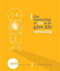 Thought Of The Day Life Giving Meaning Boy Light Quote Design Graphic Seriff Daily Wisdom Meaning Of Life Print Design