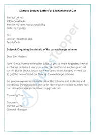 Enquiry Letter Format Sample And How To Write An Enquiry Letter A Plus Topper