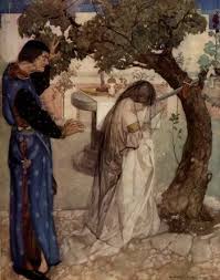 By Sir W Russell Flint From Le Morte Darthur The History Of King Arthur And His Noble Knights Of The Round Table 1927 William Russell Art Illustration