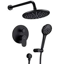 Ellen 3 holes bathtub faucets bathroom shower mixer tap with hand shower deck mount hot led 5 pcs bathtub faucet triple handle dual spout widespread tub faucet sets mixer taps luxury widespread brass bathtub faucet 5pcs golden tub mixer tap with handheld shower. 10 Best Shower Faucets 2021 Reviews Sensible Digs