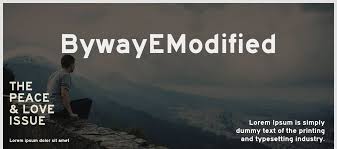 BywayEModified Font Download