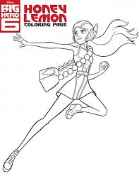 Long tail fox coloring pages. Honey Lemon Coloring Page Free Printable Coloring Pages For Kids