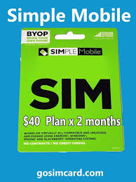 Enter it incorrectly three times and y. Simple Mobile Sim Card Two Month S Free Service 40 Plan X 2 Months Simple Mobile How To Plan Travel Sim Card