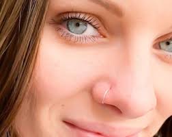 No Sharp Bits 20g Thin Small Steel Silver Tiny Seamless Nose Ring Hoop Dia  6mm 8mm 10mm Thickness 0.8mm 1mm Cartilage, Tragus, Lip Ring