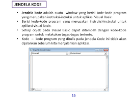 Pengenalan Visual Basic Ppt Download