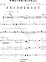 Mar 11, 2017 · watch the video for when the levee breaks from memphis minnie's pickin' the blues for free, and see the artwork, lyrics and similar artists. Led Zeppelin When The Levee Breaks Sheet Music In F Major Download Print Sku Mn0048708