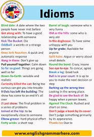 Idioms And Phrases With Meanings And Examples Pdf English Grammar Here In 2020 English Vocabulary Words Idioms And Phrases Good Vocabulary