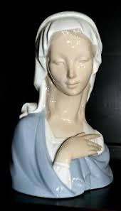 Lladro "Madonna Head" Virgin Mary (4649 Mint Condition) Glaze Finish