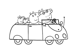 Peppa Pig In Macchina In The Car Disegni Da Colorare Coloring Pages Coloring Pages Peppa Pig Free Hd Wallpapers