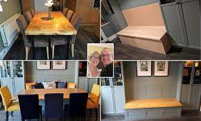 Whether you're looking for something outstandingly spectacular for dinner parties or something timelessly stylish for everyday use, we have a dining table that is perfect for you from our stunning selection. Couple Transform Their Dining Room Into A Stylish Living Space In Just Three Days On A 600 Budget Daily Mail Online