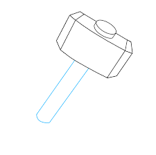Watch drawing video on youtube time lapse drawing learn to draw portraits like this here: How To Draw Thor S Hammer Really Easy Drawing Tutorial