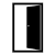 Clipart Cartoon Open Door