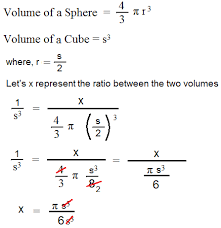 Check spelling or type a new query. If A Sphere Is Placed Inside A Cube What Is The Volume Ratio Of Both Quora