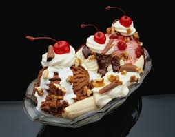 Glace Vanille Fraise Chocolat Recette Banane Alimentation Banana Split