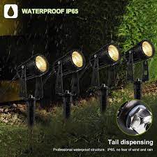 4packs Outdoor Led Landscape Lights Progreen 12v 1080lumen Waterproof Garden Path Lights 3000k Warm White Decorative Lamp Wall Light W Spiked Stand For Lawn Led Landscape Lighting Path Lights Landscape Lighting