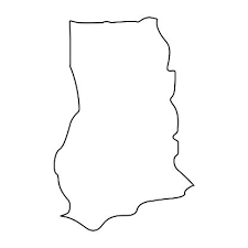 Map Of Ghana Outline Silhouette Of Ghana Map Vector Illustration Map Vector Vector Illustration Map Outline