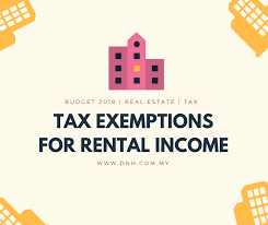 Tax exemptions either reduce or entirely eliminate your obligation to pay tax. Tax Exemption For Rental Income 2018 Donovan Ho