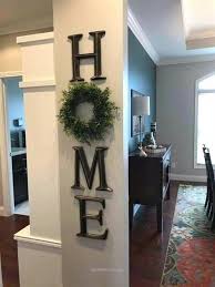 Superb Home Decor Letter Decor H O M E Use A Wreath As The O Diy Decor Signs Love Rustic Farmhouse Crea Easy Home Decor Farm House Living Room Decor
