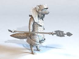 Pin By Fabian Jose Paza Sosa On Daws In 2020 3d Model Low Poly 3d Models Warrior