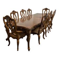 French dining chairs are a beautiful addition to your dining room. Bernhardt French Provincial Extension Table Eight Chairs Design Plus Gallery