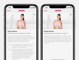 The sweat app has pretty much anything you could ask for in a fitness and nutrition app — and then some! How To Get Started With My Post Pregnancy Program Kayla Itsines