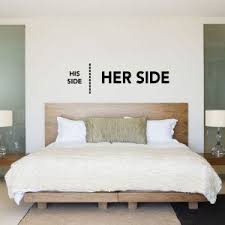 His And Hers Bedroom Bedroom Wall Wall Decor Bedroom Wall Decals For Bedroom