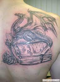 Book Tattoo Book Dragon Tattoo Book Tattoo Dragon Tattoo Designs