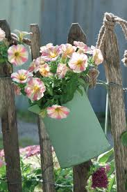 Blumenampeln Selber Machen Mit Bildern Blumen Ampel Garten Deko Blumenampeln