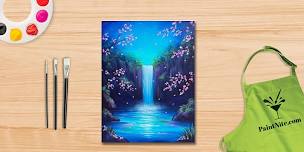 Paint Nite: Pink Blossom Falls