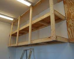 I am wanting to build some hanging overhead storage in my garage. How To Build Diy Garage Shelves An In Depth Guide Storables Overhead Garage Storage Diy Overhead Garage Storage Garage Wall Shelving