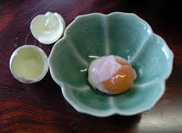 You can find these very often as a topping for ramen. Onsen Tamago Wikipedia
