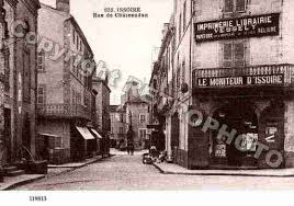 Dont la carte propose des menus. Ville De Issoire Ph047664 D Photos A Partir D Une Carte Ancienne Ville En Villes En Cartes Postales Anciennes Patrimoine De Ville Et Village En Reproduction