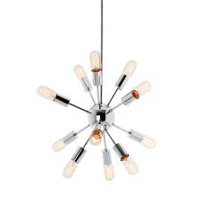 Find bathroom vanity lighting at wayfair. Lights Com Ceiling Chandeliers 12 Light Chrome Sputnik Chandelier
