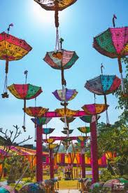 10 Pcs Indian Wedding Umbrella Floral Designer Outdoor Etsy In 2020 Umbrella Decorations Outdoor Party Decorations Umbrella Wedding
