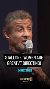 Sylvester Stallone talks about how women are great at Directing!! , See  this full interview only