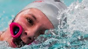 IHSAA girls swimming Greenfield-Central honors late coach Emily Logan