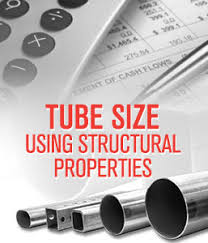 calculate required tube size using structural properties